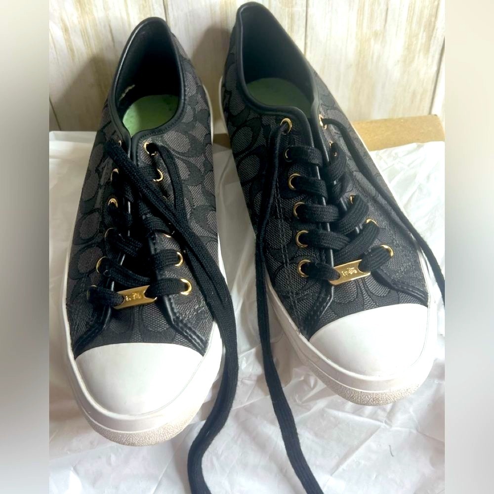 Coach Black New York Van